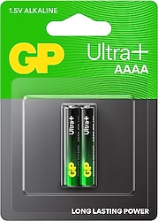 GP 25A Ultra Plus 1.5V 2'li AAAA Alkalin Pil