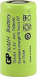 GP 75AAH 750 mAh 2/3AA Ni-MH Şarj Edilebilir Pil