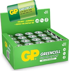 GP Greencell GP13G R20 20'li Çinko D Büyük Pil