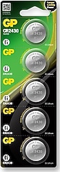 GP CR2430 3V 5'li Lityum Düğme Pil
