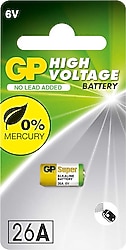 GP 26A 6 V Yüksek Voltaj Alkalin Pil