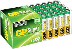 GP LR03 Super Alkalin 40'lı AAA İnce Kalem Pil