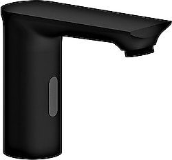 GPD FLB13-S Fotoselli Çift Su Girişli Siyah Lavabo Bataryası