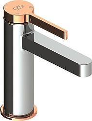 GPD MLB165 Gildo Rose Gold Lavabo Bataryası