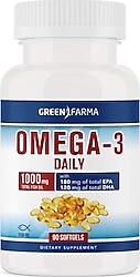 Green Farma Omega 3 Daily 90 Yumuşak Kapsül