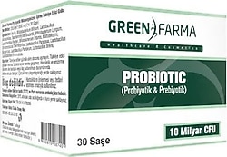 Green Farma Probiyotik & Prebiyotik 30 Saşe