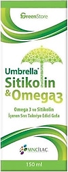 Green Store Umbrella Sitikolin Omega 3 150 ml Şurup