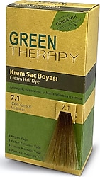 Green Therapy 7.1 Küllü Kumral Krem Saç Boyası