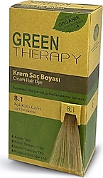 Green Therapy 8.1 Açık Küllü Kumral Saç Boyası