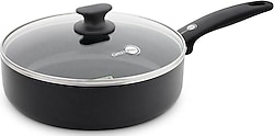 GreenPan Cambridge 24 cm Seramik Tek Saplı Basık Tencere