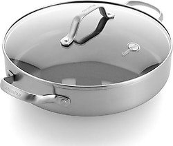 GreenPan Geneva Thermolon 24 cm Basık Seramik Tencere