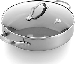 GreenPan Geneva Thermolon 28 cm Basık Seramik Tencere