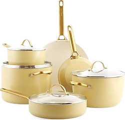 GreenPan Padova Reserve Sunshine Yellow 10 Parça Tava Tencere Seti