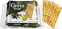 Greta Zeytinli ve Dağ Kekikli Kraker 120 gr