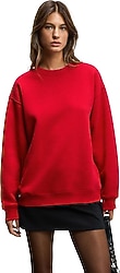Grimelange Karius Kırmızı Kadın Oversize Sweatshirt