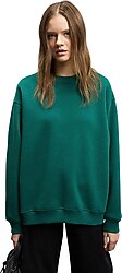 Grimelange Karius Koyu Yeşil Kadın Oversize Sweatshirt