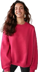 Grimelange Susana Pembe Kadın Oversize Sweatshirt