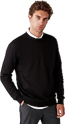 Grimelange Travis Siyah Erkek Sweatshirt