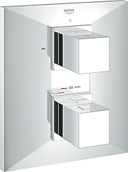 Grohe Allure Brilliant 19792000 Krom Termostatik Ankastre Banyo Bataryası