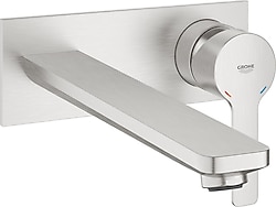 Grohe Lineare L 23444DC1 SuperSteel 2 Delikli Lavabo Bataryası