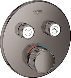 Grohe Grohtherm SmartControl 29119A00 Hard Graphite Ankastre Termostatik Banyo Bataryası
