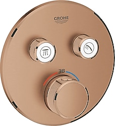Grohe Grohtherm SmartControl 29119DL0 Brushed Warm Sunset Ankastre Termostatik Banyo Bataryası