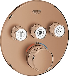 Grohe Smart Control 29121DL0 Brushed Warm Sunset Termostatik Ankastre Banyo Bataryası