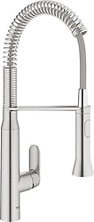 Grohe K7 31379DC0 SuperSteel Tek Kumandalı Spiralli Mutfak Bataryası