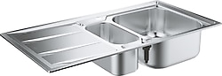 Grohe 31567SD0 K400 1.5 Hazneli Paslanmaz Çelik Eviye