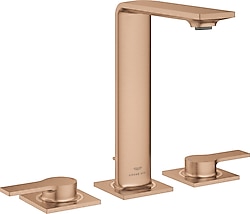 Grohe Allure M 20188DL1 Brushed Warm Sunset 3 Delikli Lavabo Bataryası