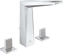 Grohe Allure Brilliant Private Collection L 20667000 3 Delikli Krom Lavabo Bataryası