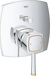 Grohe Grandera 24068IG0 Krom Altın Ankastre Banyo Bataryası