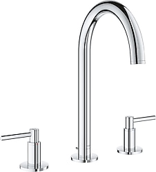 Grohe Atrio L 20649000 Krom 3 Delikli Lavabo Bataryası