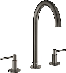 Grohe Atrio L 20649AL0 Brushed Hard Graphite 3 Delikli Lavabo Bataryası