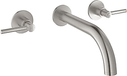 Grohe Atrio M 20662DC0 SuperSteel 3 Delikli Lavabo Bataryası