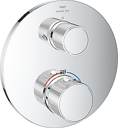 Grohe Atrio Private 24396000 Krom Termostatik Ankastre Banyo Bataryası