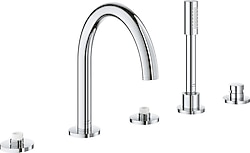 Grohe Atrio Private 25224000 Krom 5 Delikli Ankastre Küvet Bataryası