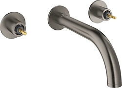 Grohe Atrio Private Collection M 20587AL0 Brushed Hard Graphite 3 Delikli Lavabo Bataryası