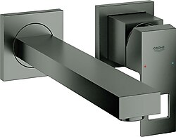 Grohe Eurocube 23447AL0 M Hard Graphite İki Delikli Lavabo Bataryası