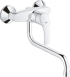 Grohe Eurosmart 32224002 Tek Kumandalı Duvardan Mutfak Bataryası