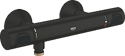 Grohe Grohtherm 500 347932430 Mat Siyah Termostatik Banyo Bataryası