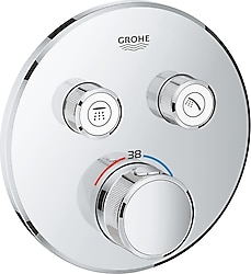 Grohe Grohtherm SmartControl 29119000 Krom Ankastre Termostatik Banyo Bataryası