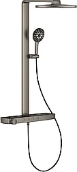Grohe Rainshower Aqua Pure 100964AL00 Brushed Hard Graphite Duş Seti