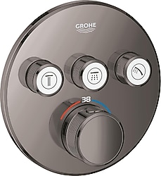 Grohe Smart Control 29121A00 Hard Graphite Termostatik Ankastre Banyo Bataryası