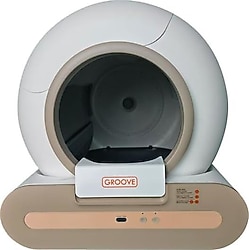 Groove Ti+ Kahverengi Akıllı Otomatik Kedi Tuvaleti