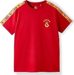 GS Store Galatasaray C252059 Kısa Kollu Bisiklet Yaka Çocuk Tişört
