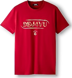 GS Store Galatasaray Dejavu E261177 Kısa Kollu Bisiklet Yaka Tişört