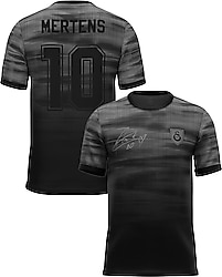 GS Store Galatasaray Dries Mertens Match Day C231235 Kısa Kollu Bisiklet Yaka Çocuk Tişört