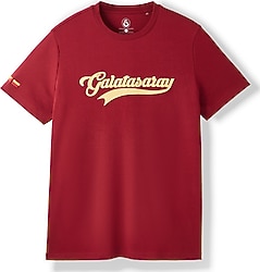 GS Store Galatasaray E252176 Kısa Kollu Bisiklet Yaka Erkek Tişört