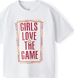 GS Store Galatasaray K252144 Kısa Kollu Bisiklet Yaka Kadın Tişört